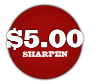 $5.00 to sharpen